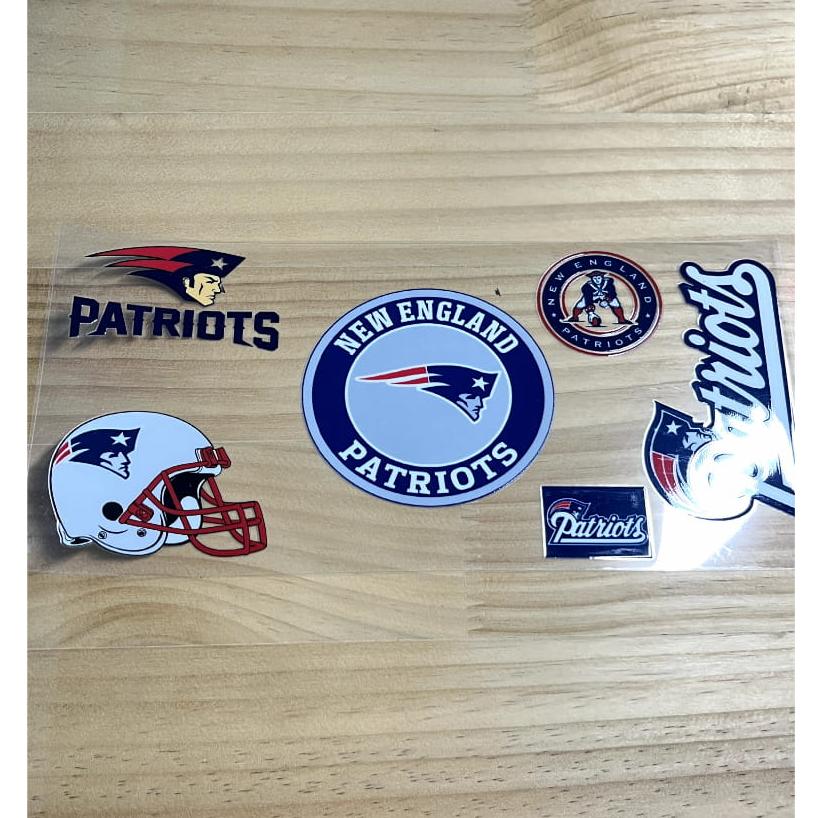 16oz UVDTF Cup Wraps,Sport, Football Teams , Patriots