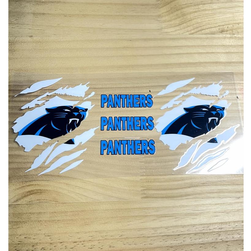 16oz UVDTF Cup Wraps,Sport, Football Team, Panthers