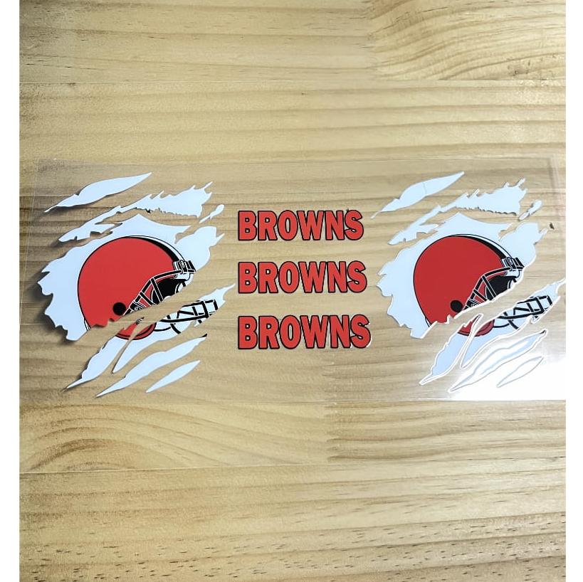 16oz UVDTF Cup Wraps,Sport, Football ,Browns