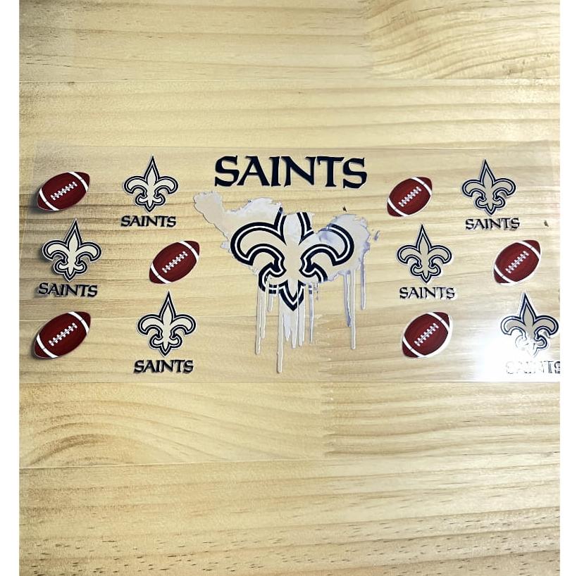 16oz UVDTF Cup Wraps,Sport, Football Teams ,Saints