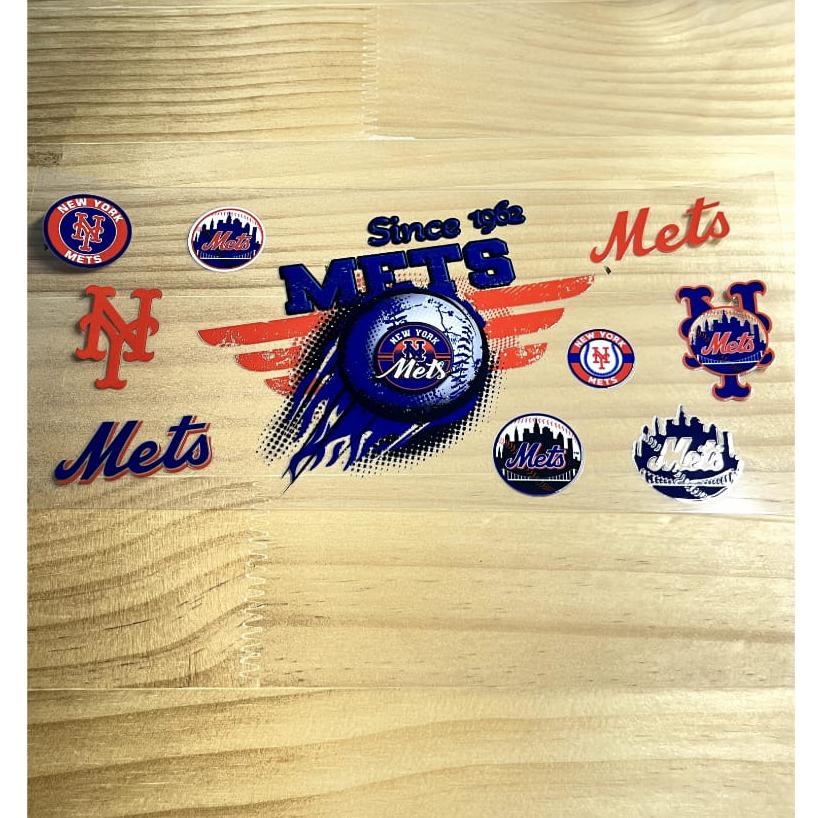 16oz UVDTF Cup Wraps,Baseball Sport Teams , New York Mets