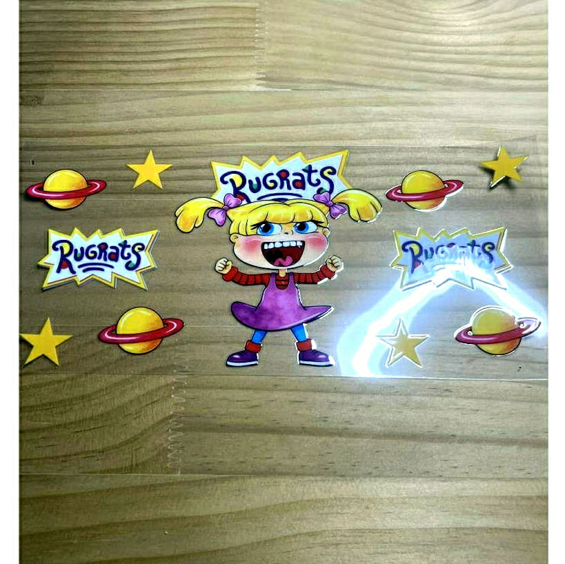 16oz UVDTF Cup Wraps, Cartoon, Rugrats