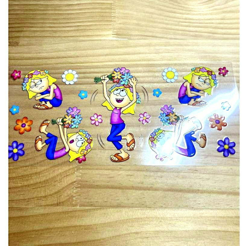 16oz UVDTF Cup Wraps, Cartoon, Lizzie