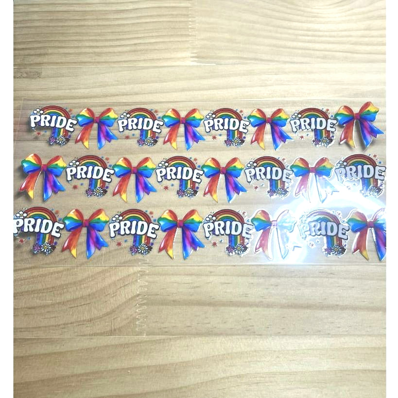 16oz UVDTF Cup Wraps ,Rainbow Pride