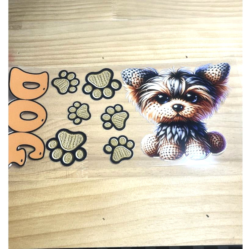 16oz UVDTF Cup Wraps, Dog