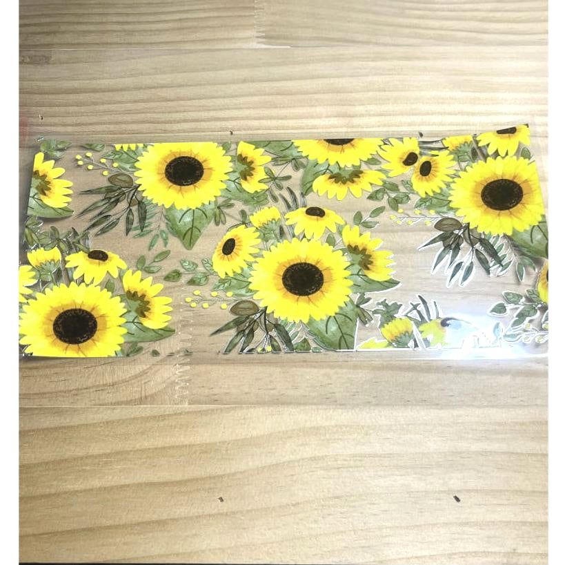 16oz UVDTF Cup Wraps,Sunflower