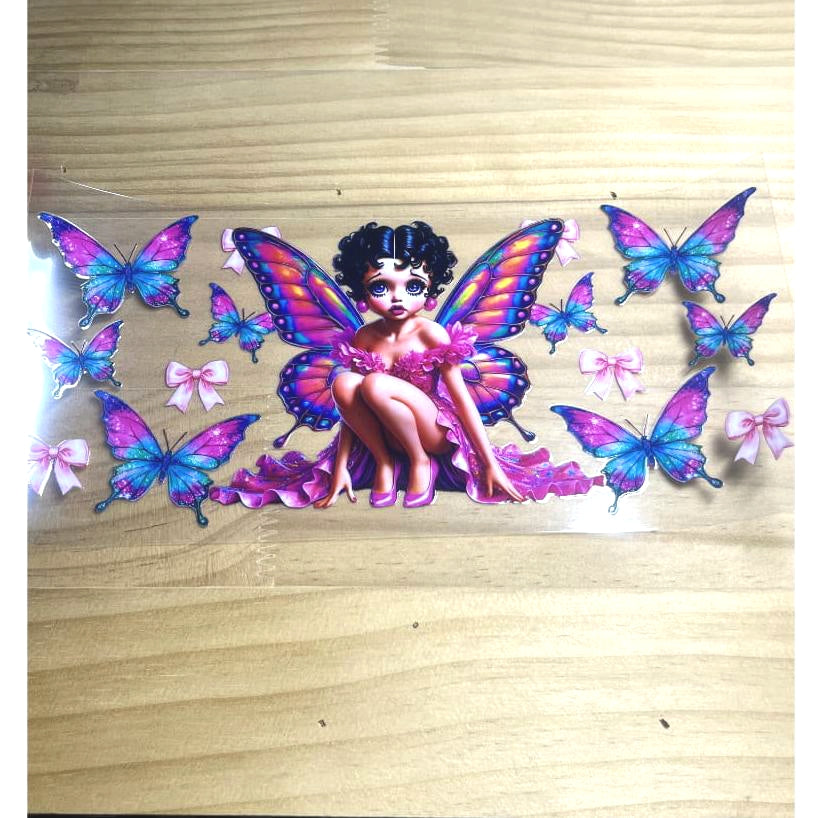16oz UVDTF Cup Wraps, Betty Boop
