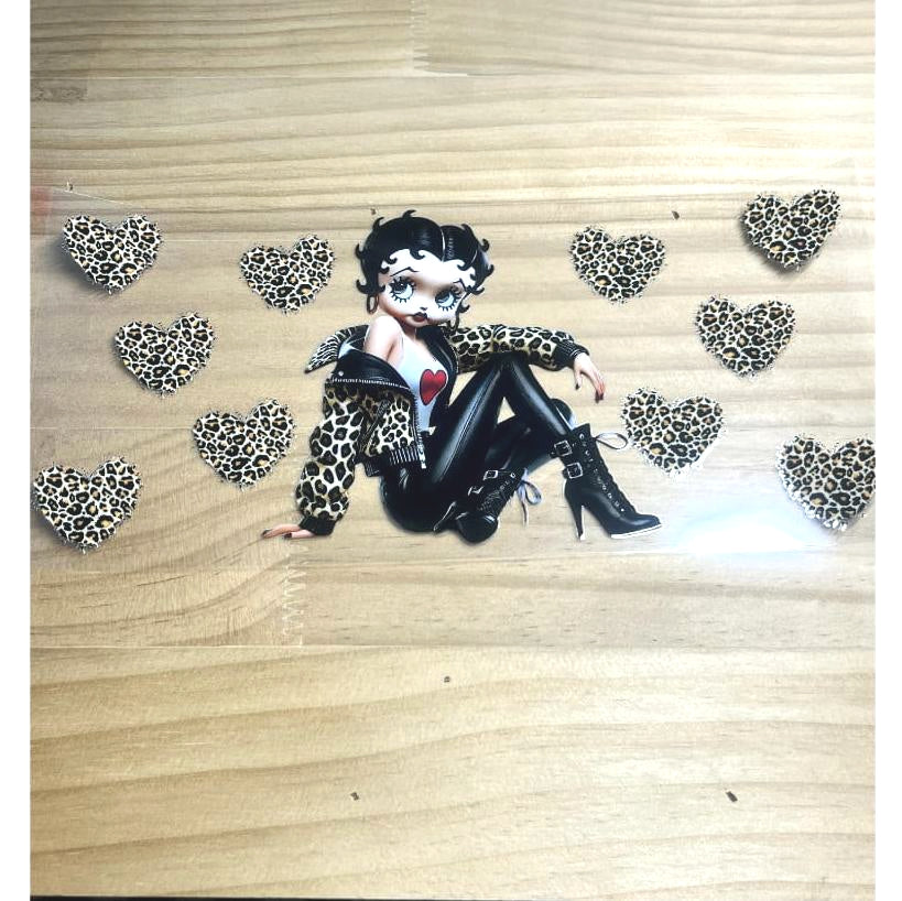 16oz UVDTF Cup Wraps ,Betty Boop