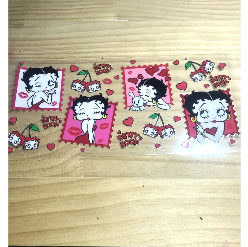 16oz UVDTF Cup Wraps, Betty Boop