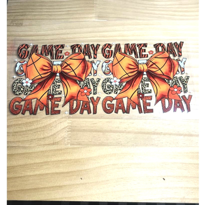 16oz UVDTF Cup Wraps, Basketball Game Day