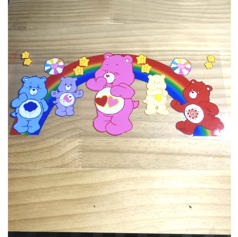 16oz UVDTF Cup Wraps,Cartoon,Care Bears