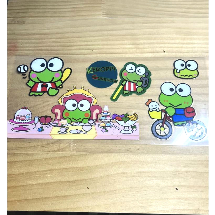 16oz UVDTF Cup Wraps, Cartoon Sanrio ,Keroppi