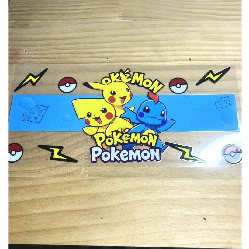 16oz UVDTF Cup Wraps,Japanese Anime, Pokeman