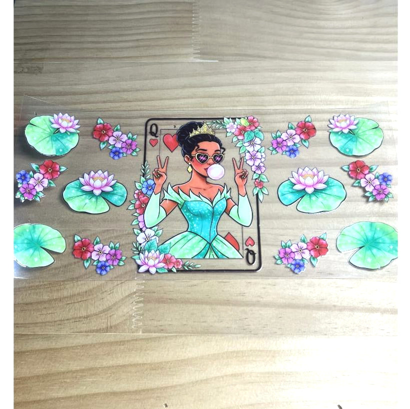 16oz UVDTF Cup Wraps,Cartoon,Princess Tiana