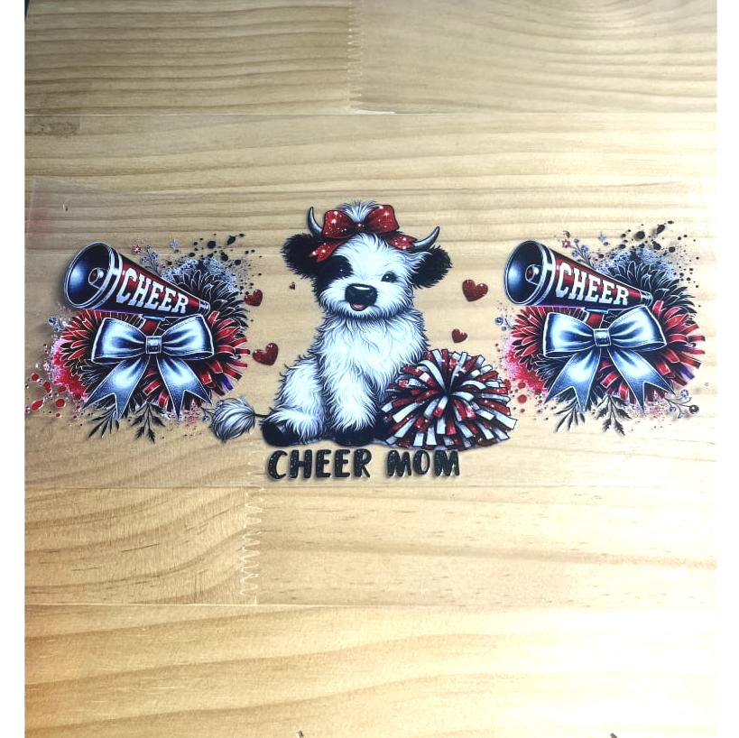 16oz UVDTF Cup Wraps ,Cow ,Mom