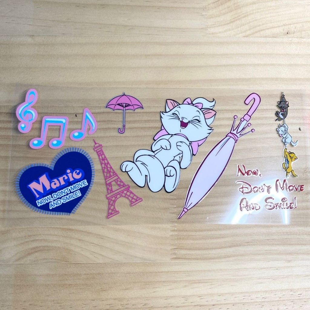 16oz UVDTF Cup Wraps, Marie Cat