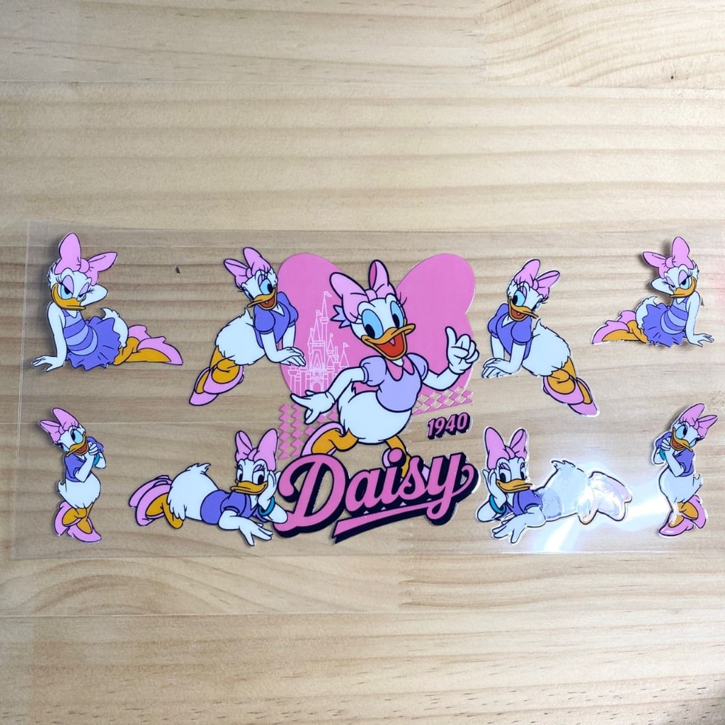 16oz UVDTF Cup Wraps, Daisy
