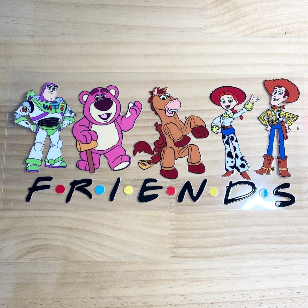 16oz UVDTF Cup Wraps, Toy Story