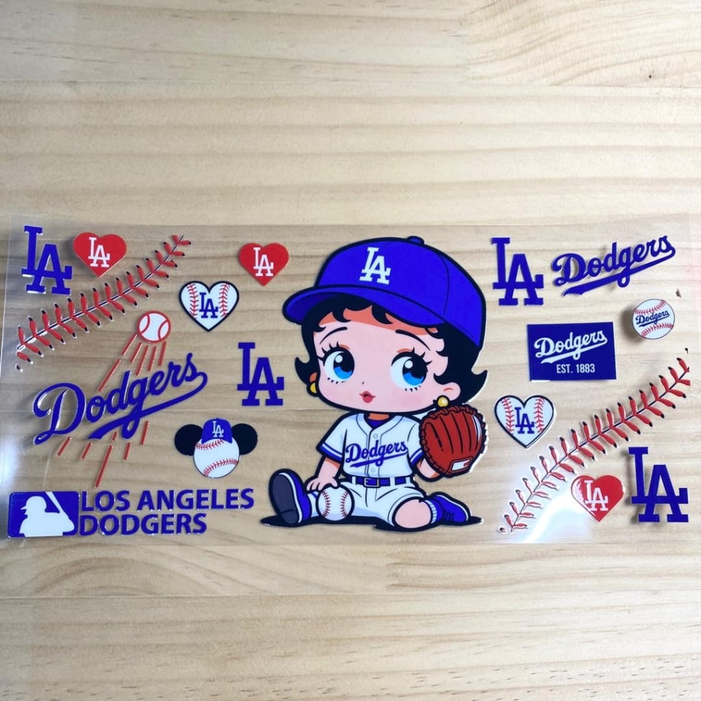 16oz UVDTF Cup Wraps,Betty Bop ,LA,Cartoon