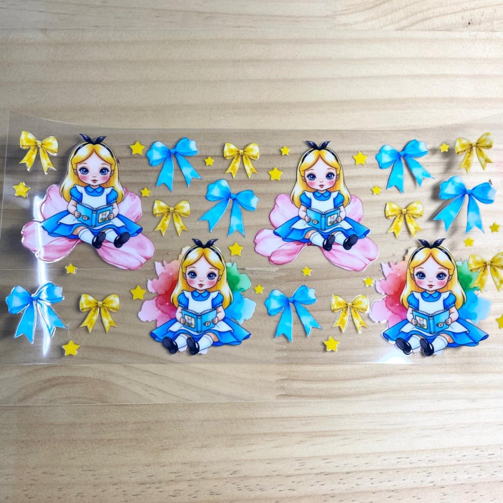 16oz UVDTF Cup Wraps,Princess Alice ,Cartoon