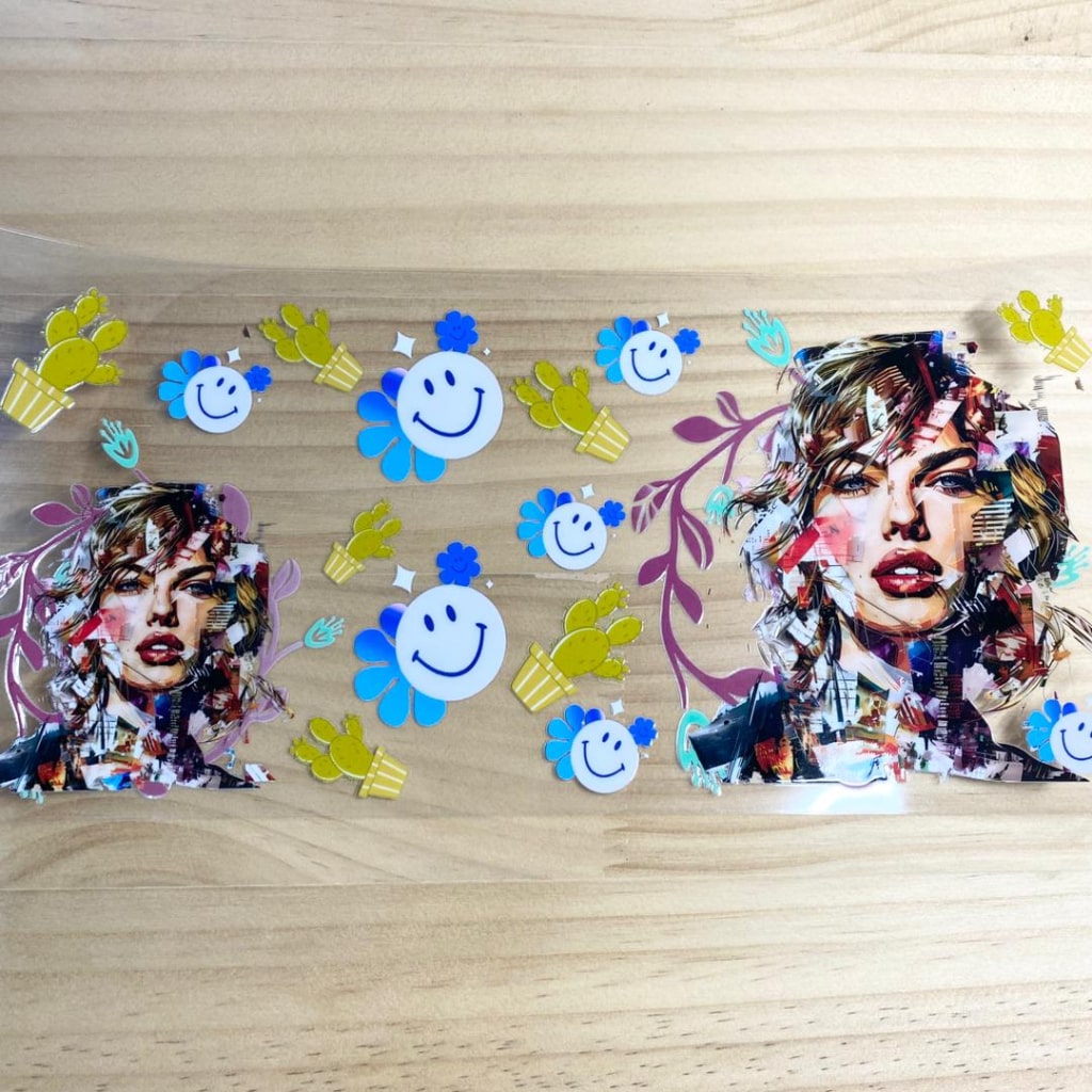 16oz UVDTF Cup Wraps, Taylor ,Singer