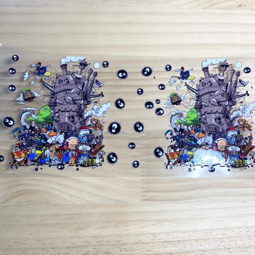 16oz UVDTF Cup Wraps,Japanese Anime