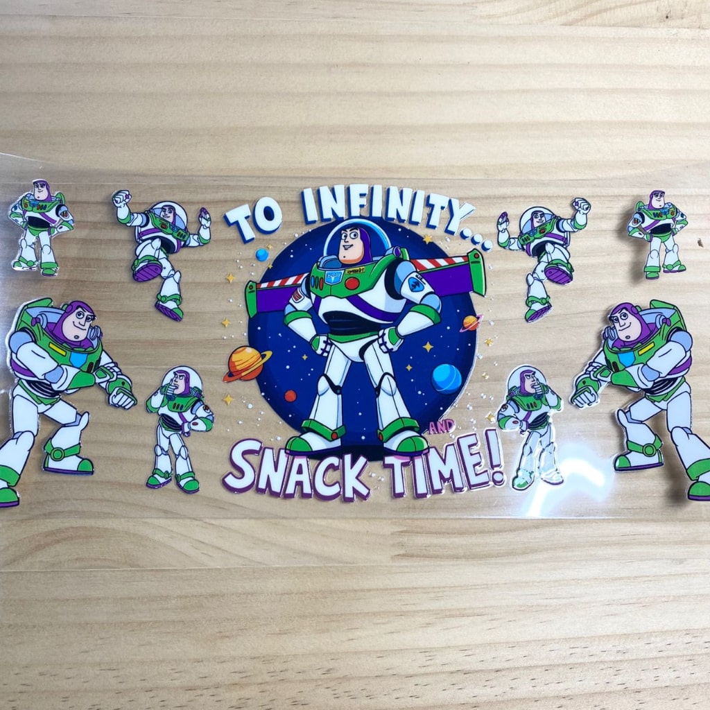 16oz UVDTF Cup Wraps, Toy Story Buzz ,Cartoon
