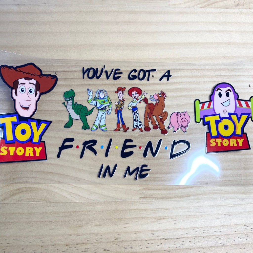 16oz UVDTF Cup Wraps, Toy Story ,Cartoon