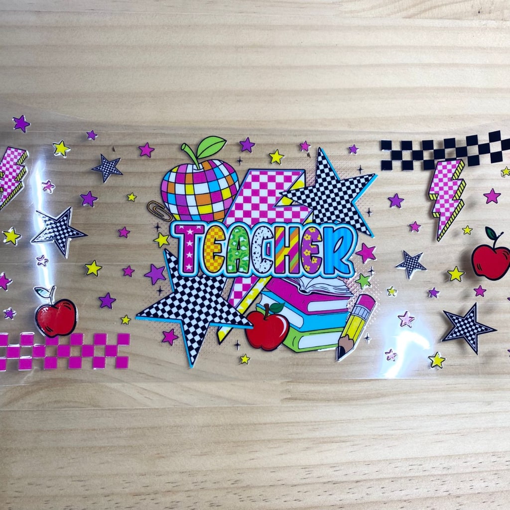 16oz UVDTF Cup Wraps,Teacher