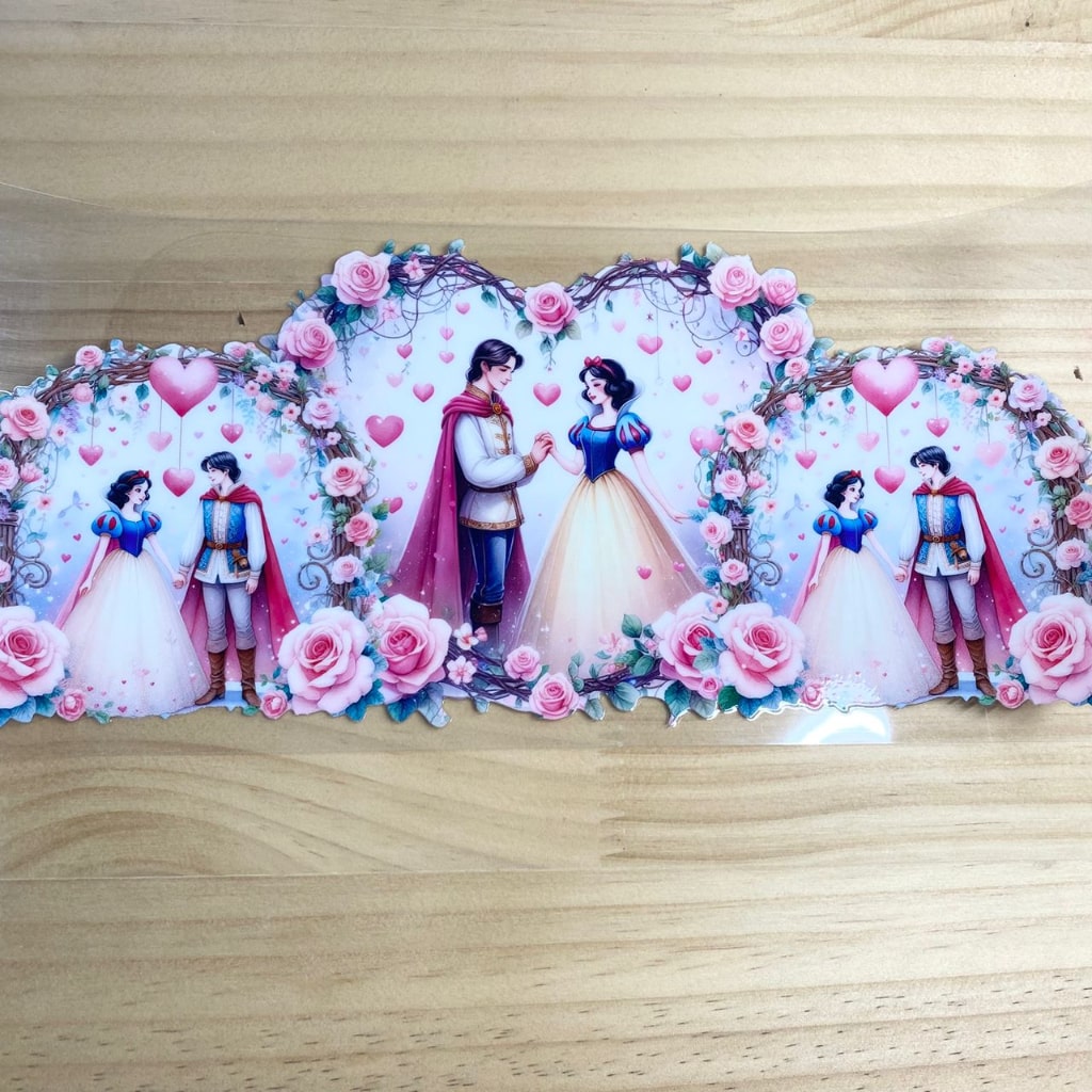 16oz UVDTF Cup Wraps,Princess ,Snow White ,Valentine ,Cartoon