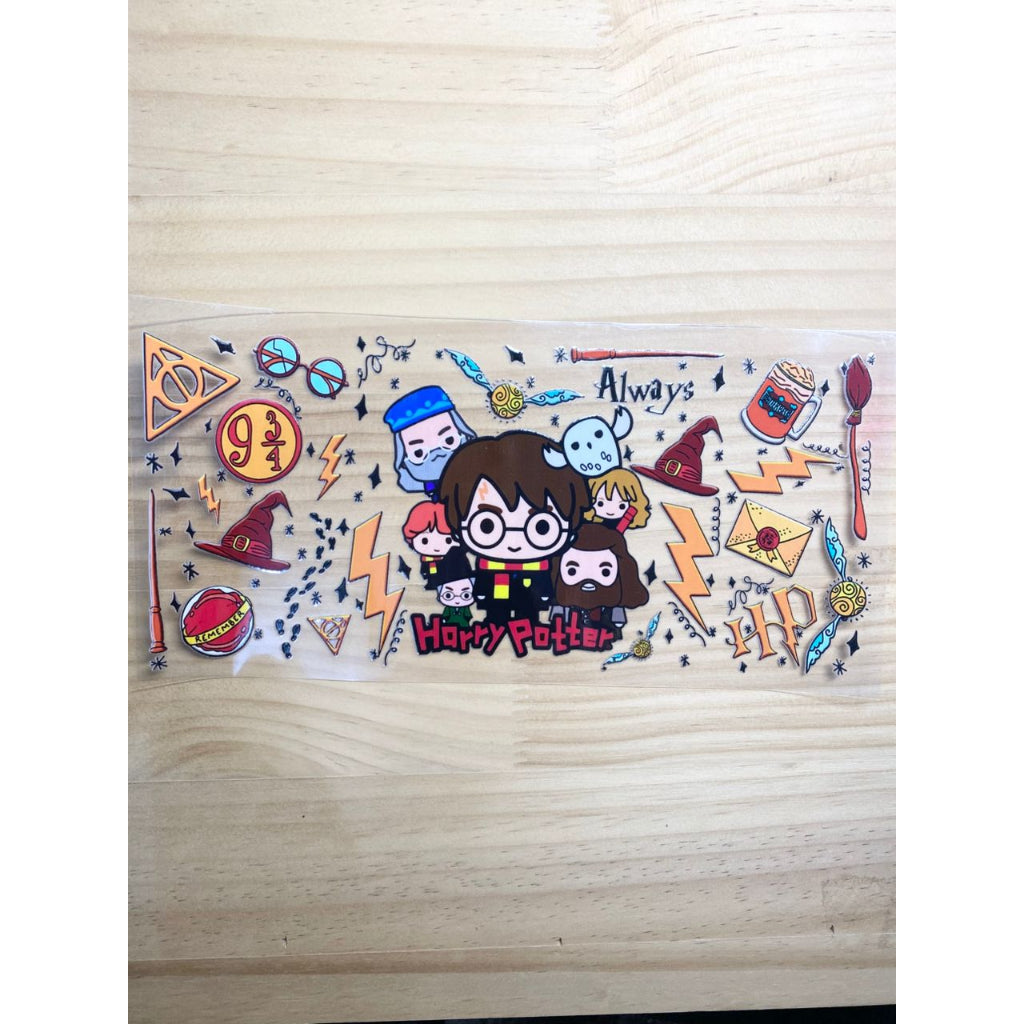 16oz UVDTF Cup Wraps,Harry Potter ,Cartoon