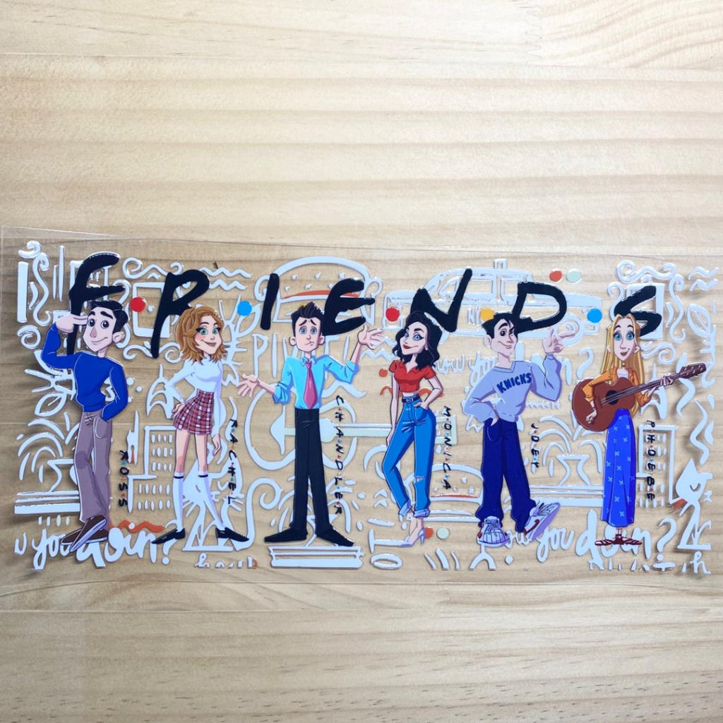 16oz UVDTF Cup Wraps,Friends