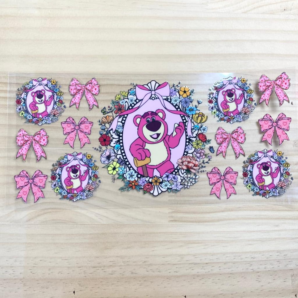 16oz UVDTF Cup Wraps, Cartoon ,Toy Story, Lotso