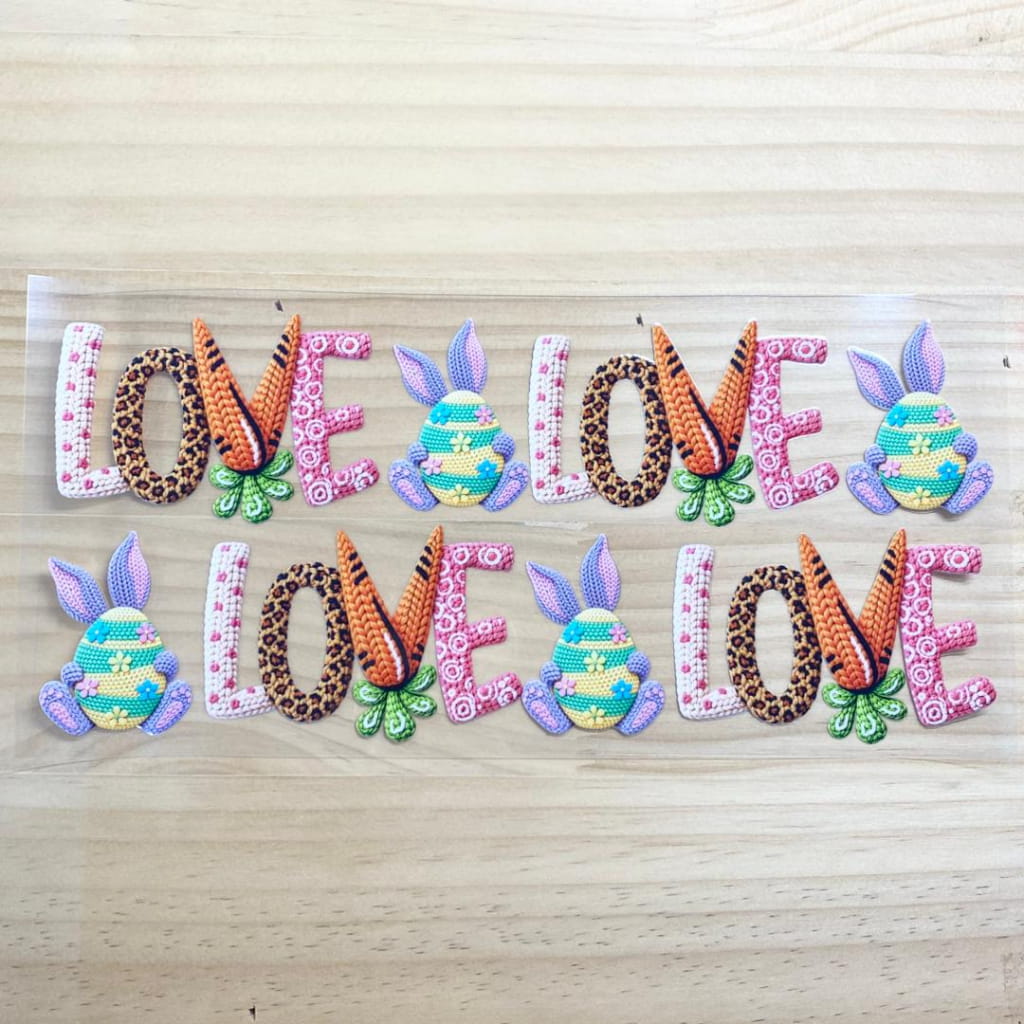 16oz UVDTF Cup Wraps,Easter Holiday , Bunny