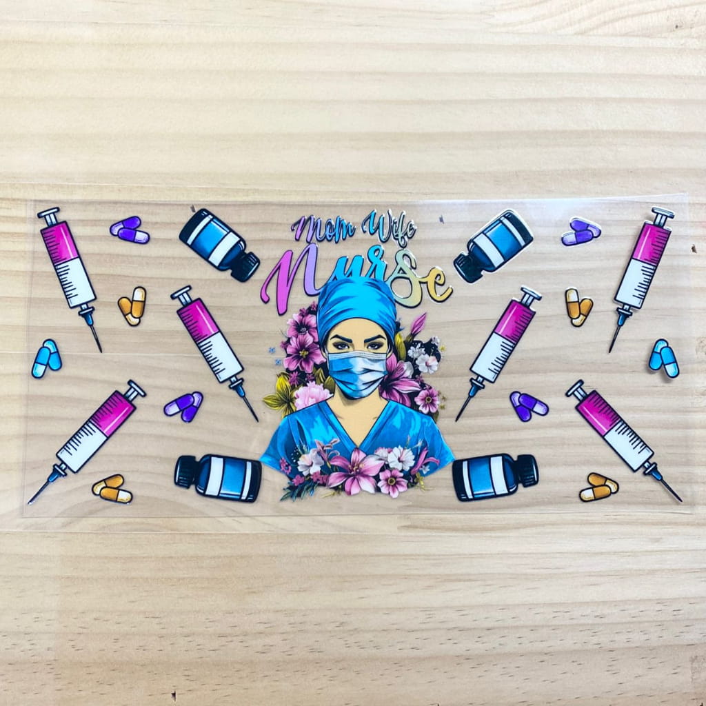 16oz UVDTF Cup Wraps, Nurse
