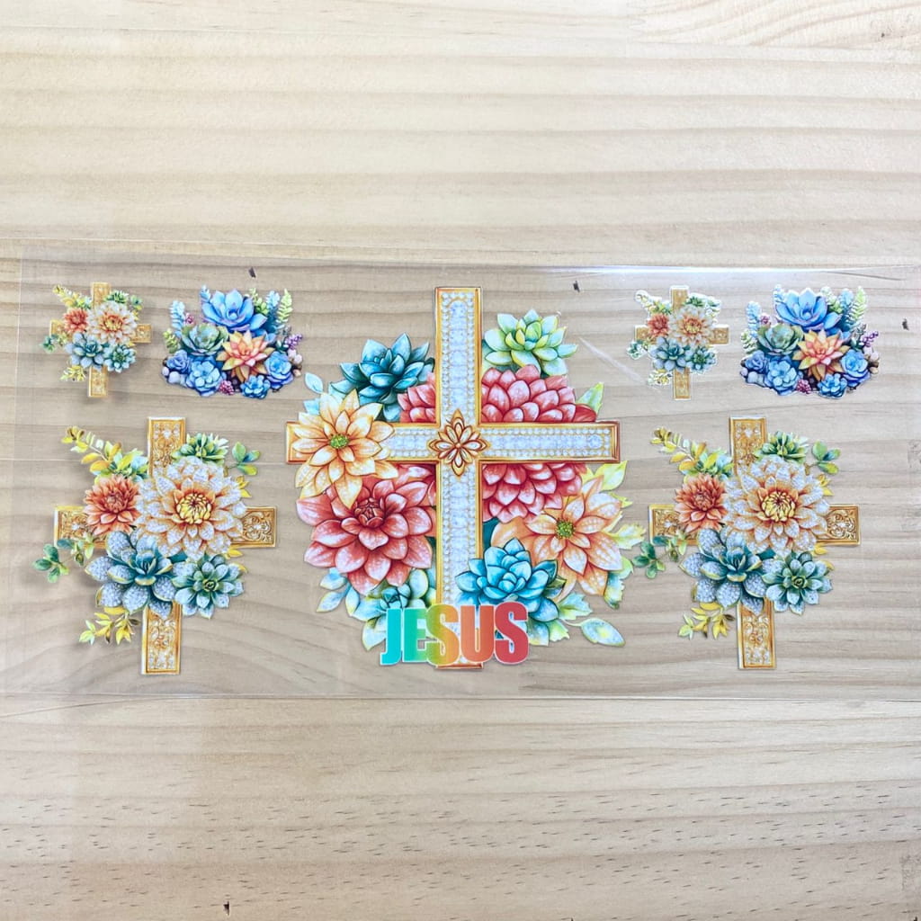 16oz UVDTF Cup Wraps, God & Religion & Faith