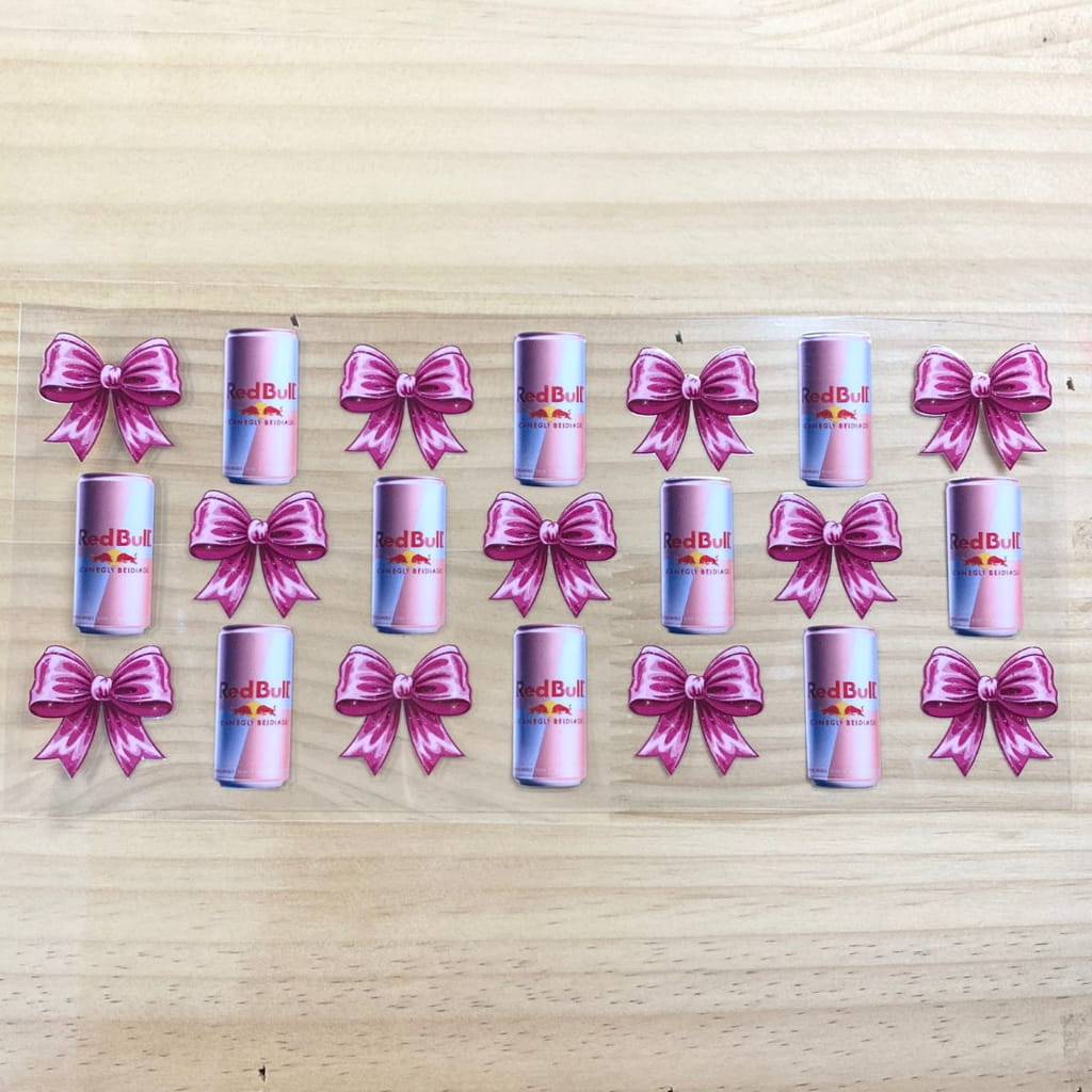 16oz UVDTF Cup Wraps,Red Bull ,Drink