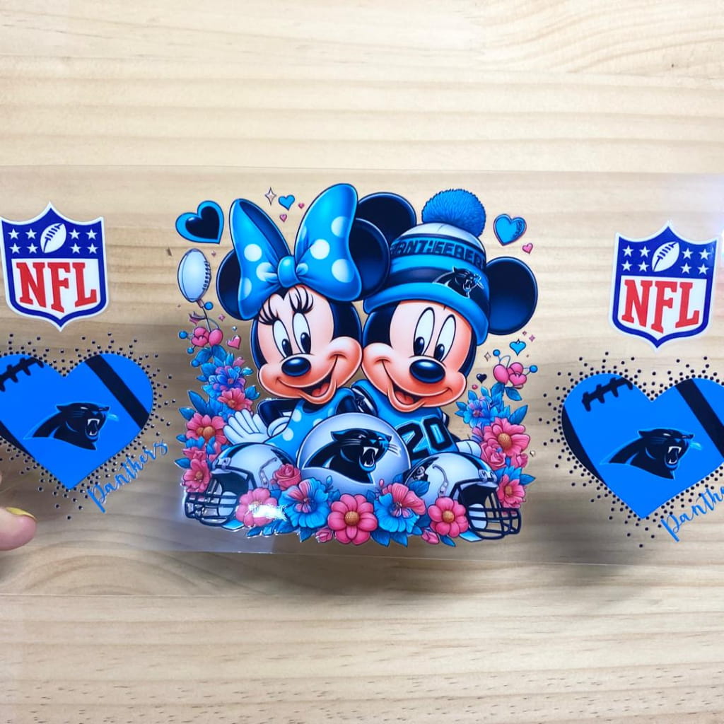 16oz UVDTF Cup Wraps,Sport, Football Team ,Micky and Minnie