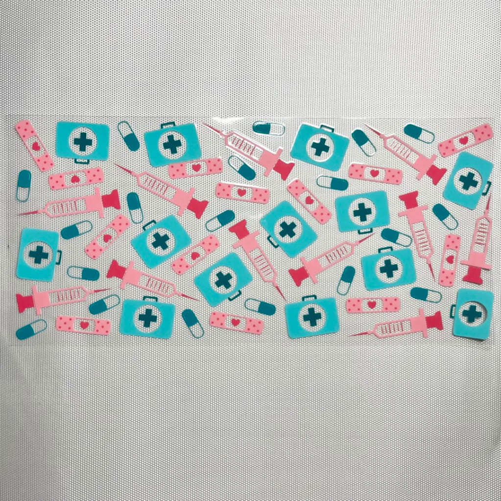 16oz UVDTF Cup Wraps, Nurse