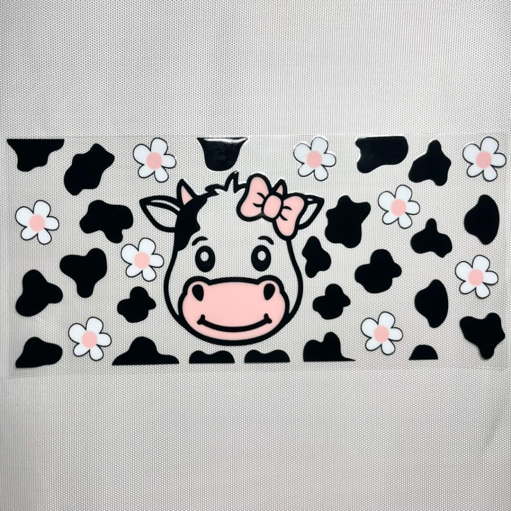 16oz UVDTF Cup Wraps, Cow