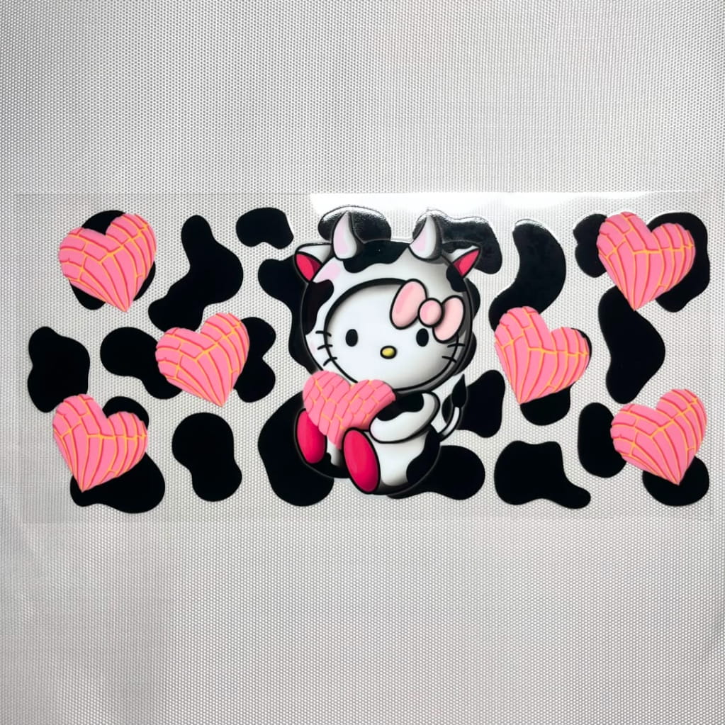 16oz UVDTF Cup Wraps, Cartoon ,Hello Kitty