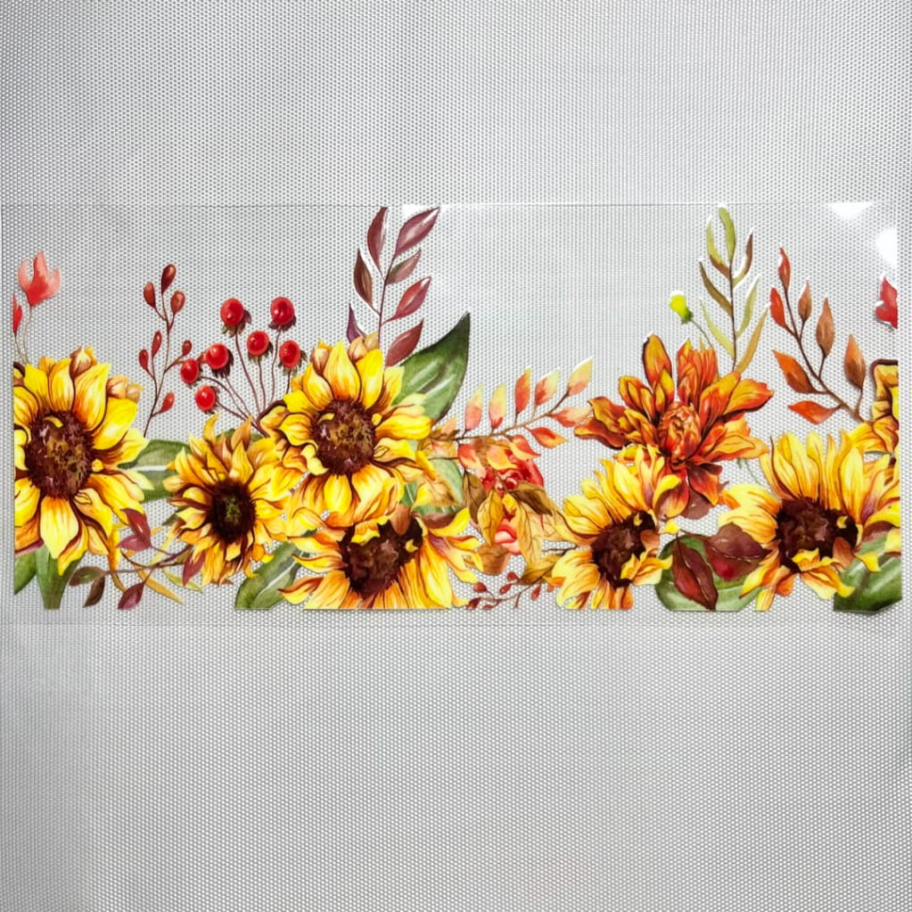 16oz UVDTF Cup Wraps,SunFlower
