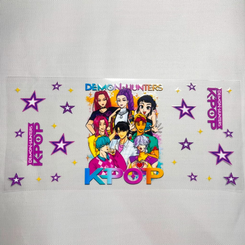 16oz UVDTF Cup Wraps,Cartoon & Singer ,KPOP