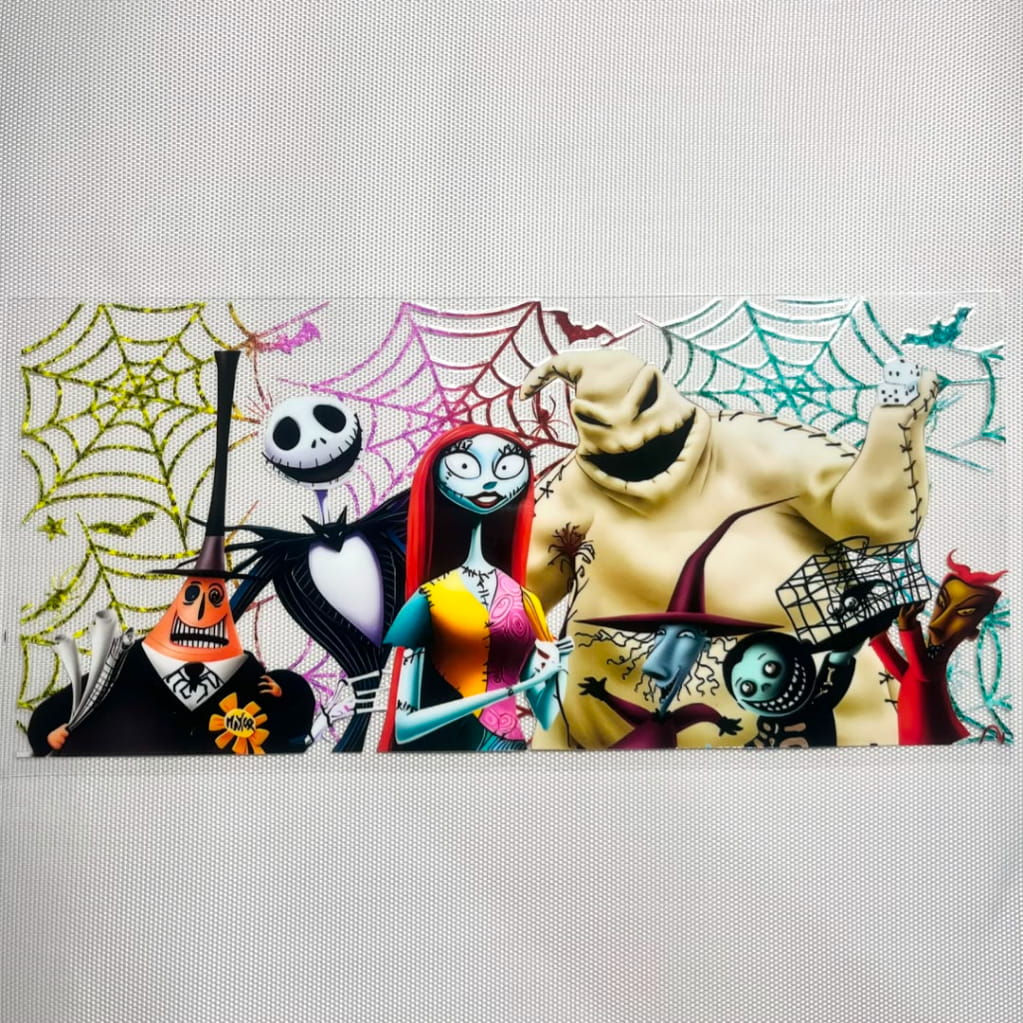 16oz UVDTF Cup Wraps, Horroible, Jack And Sally