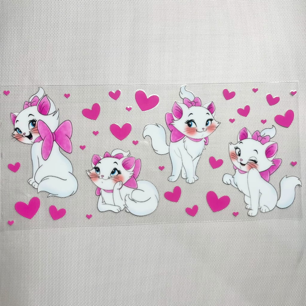 16oz UVDTF Cup Wraps ,Cartoon , Marie