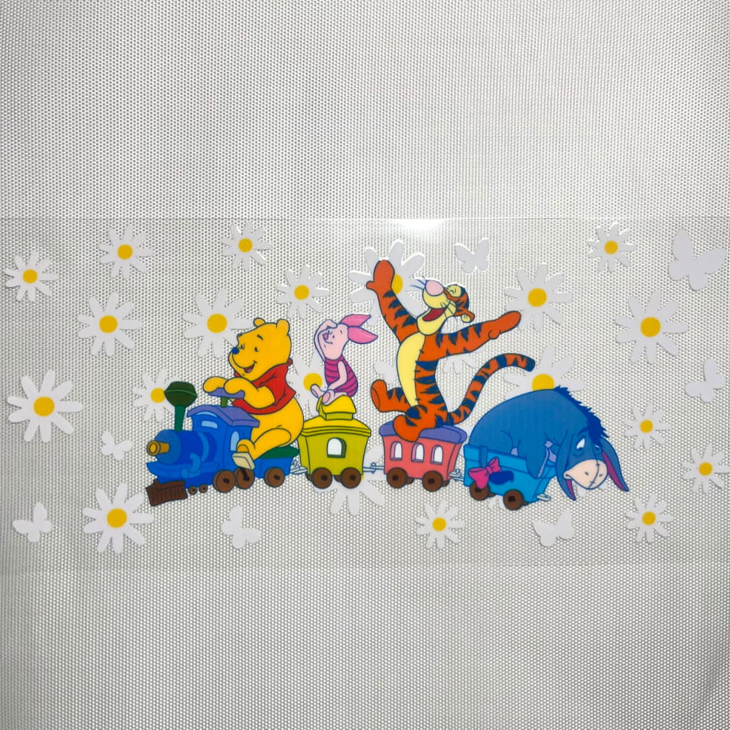 16oz UVDTF Cup Wraps ,Cartoon, Winnie Pooh