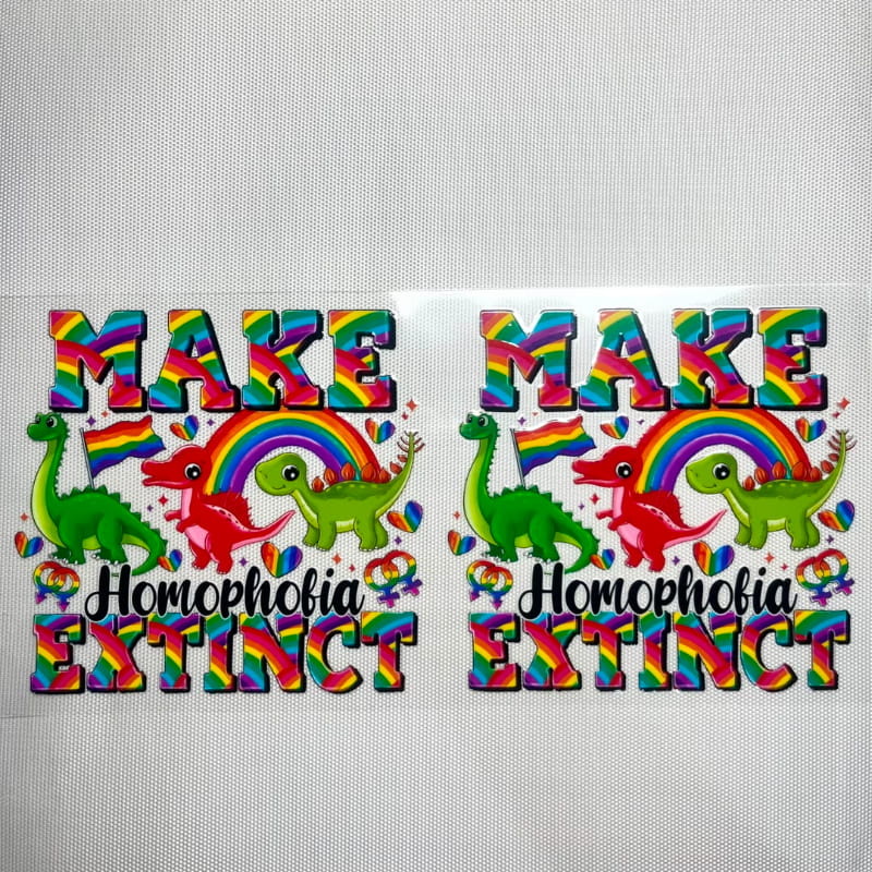 16oz UVDTF Cup Wraps, Homosexuality & Rainbow
