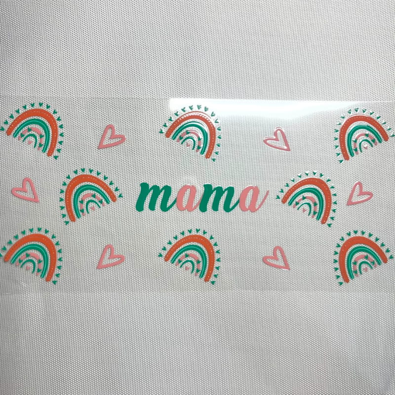 16oz UVDTF Cup Wraps, Mom & Mama & Mother
