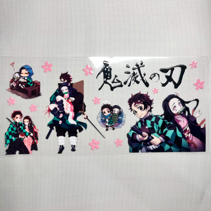 16oz UVDTF Cup Wraps,Japanese Anime,Demon Slayer