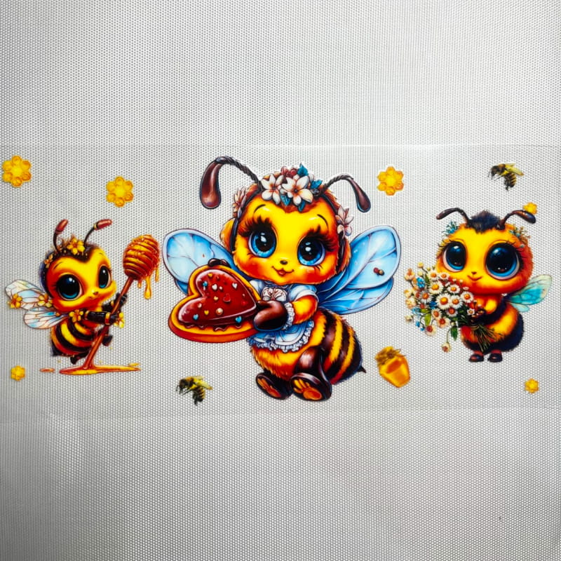 16oz UVDTF Cup Wraps,Bee